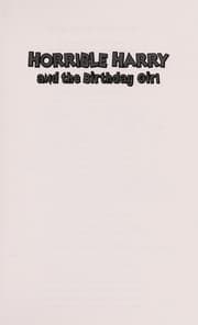 Tapa de Horrible Harry and the birthday girl