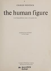 Tapa de The human figure in art from prehistoric times to the present day