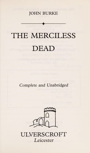 Tapa de The merciless dead