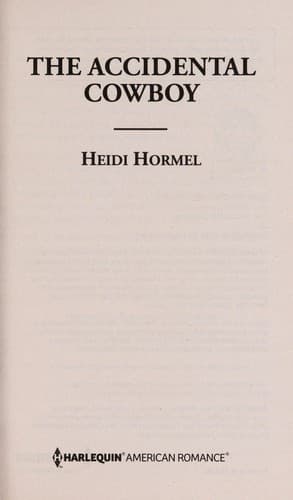 Tapa de The accidental cowboy