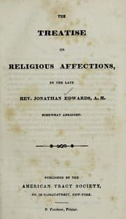 Tapa de Treatise concerning the religious affections