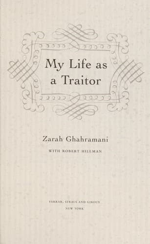Tapa de My life as a traitor