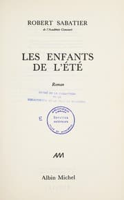 Tapa de Les enfants de l'été