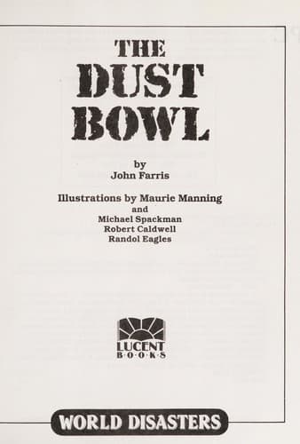Tapa de The dust bowl