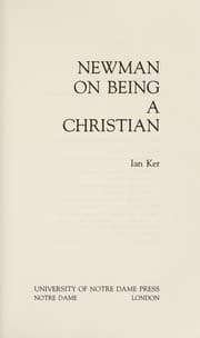 Tapa de Newman on being a Christian