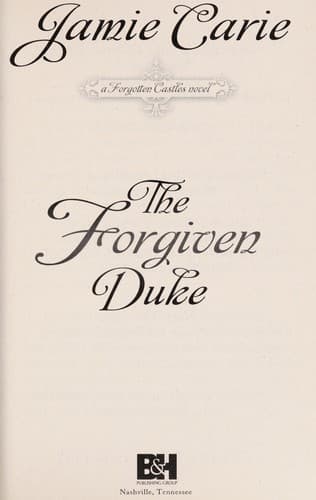 Tapa de The forgiven duke