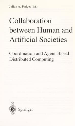 Tapa de Collaboration between human and artificial societies