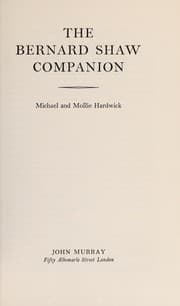 Tapa de The Bernard Shaw companion