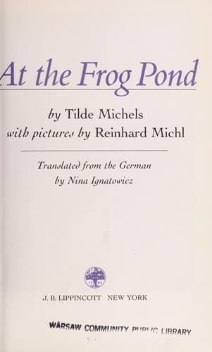 Tapa de At the frog pond