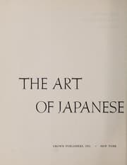 Tapa de The art of Japanese brush painting