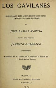 Tapa de Los gavilanes