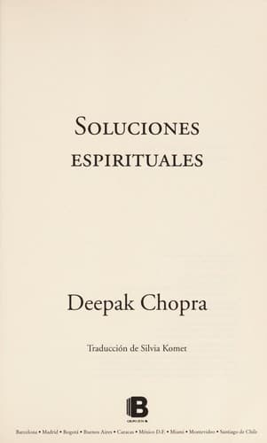 Tapa de Soluciones espirituales