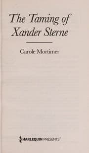 Tapa de The Taming of Xander Sterne