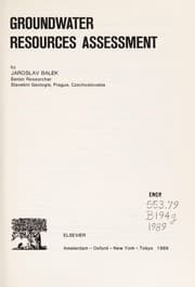 Tapa de Estimation theory in hydrology and water systems