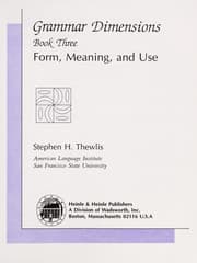 Tapa de Grammar Dimensions Book 3B: Form, Meaning, and Use