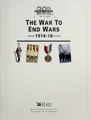Tapa de The War to end wars, 1914-18