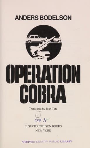 Tapa de Operation Cobra