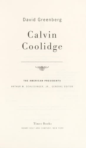 Tapa de Calvin Coolidge