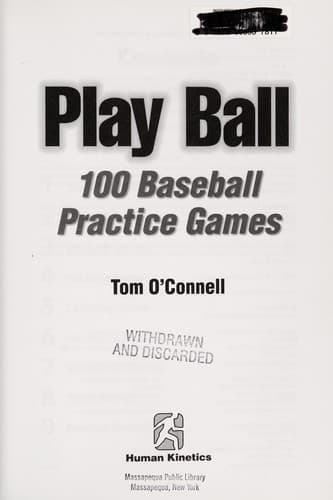 Tapa de Play ball