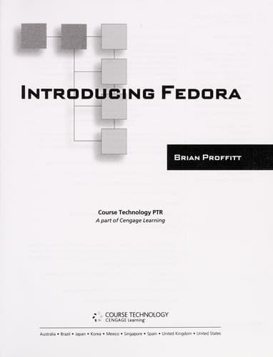 Tapa de Introducing Fedora