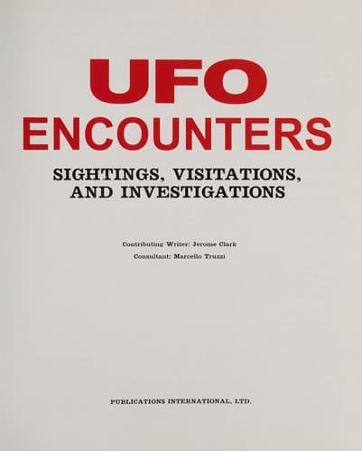 Tapa de Ufo Encounters
