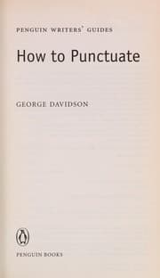 Tapa de How to punctuate