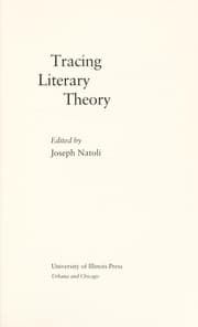Tapa de Tracing literary theory