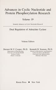 Tapa de Dual regulation of adenylate cyclase