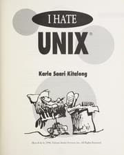 Tapa de I hate UNIX