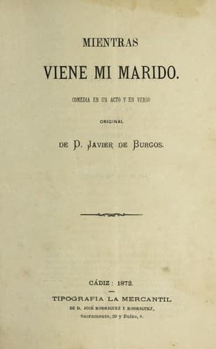 Tapa de Mientrás viene mi marido