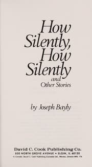 Tapa de How silently, how silently, and other stories