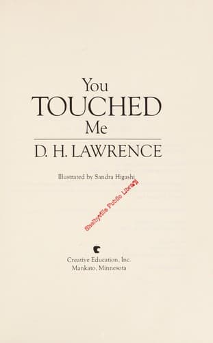 Tapa de You touched me