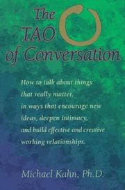 Tapa de The tao of conversation