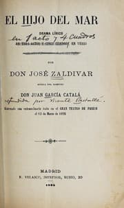 Tapa de El hijo del mar