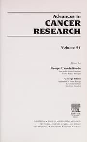 Tapa de Advances in cancer research