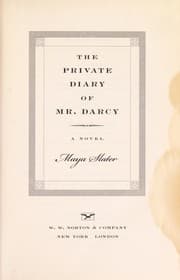 Tapa de The Private Diary of Mr. Darcy
