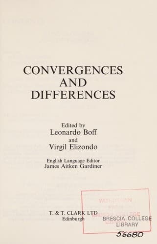 Tapa de Convergences and differences