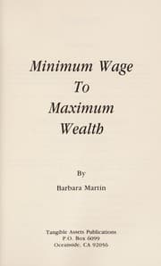 Tapa de Minimum wage to maximum wealth