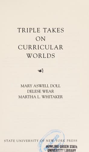 Tapa de Triple takes on curricular worlds