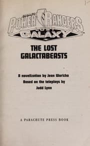 Tapa de Saban's power rangers lost galaxy