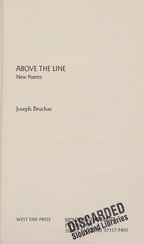 Tapa de Above the line