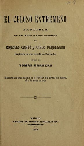Tapa de El celoso extremeño