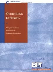 Tapa de Overcoming depression