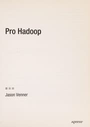 Tapa de Pro Hadoop
