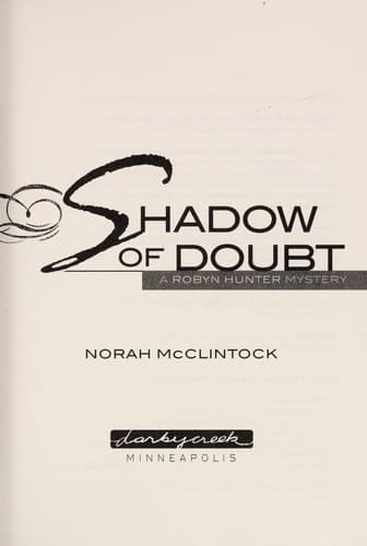 Tapa de Shadow of doubt