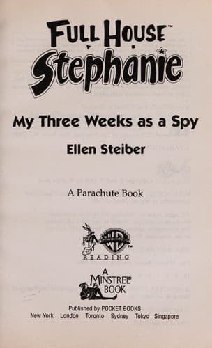 Tapa de My three weeks as a spy