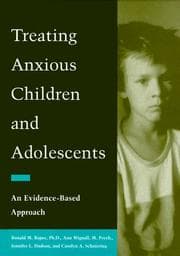 Tapa de Treating anxious children and adolescents