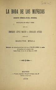 Tapa de La boda de los muñecos