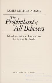 Tapa de The prophethood of all believers