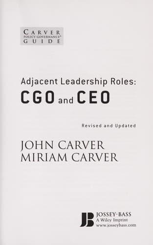 Tapa de Adjacent leadership roles